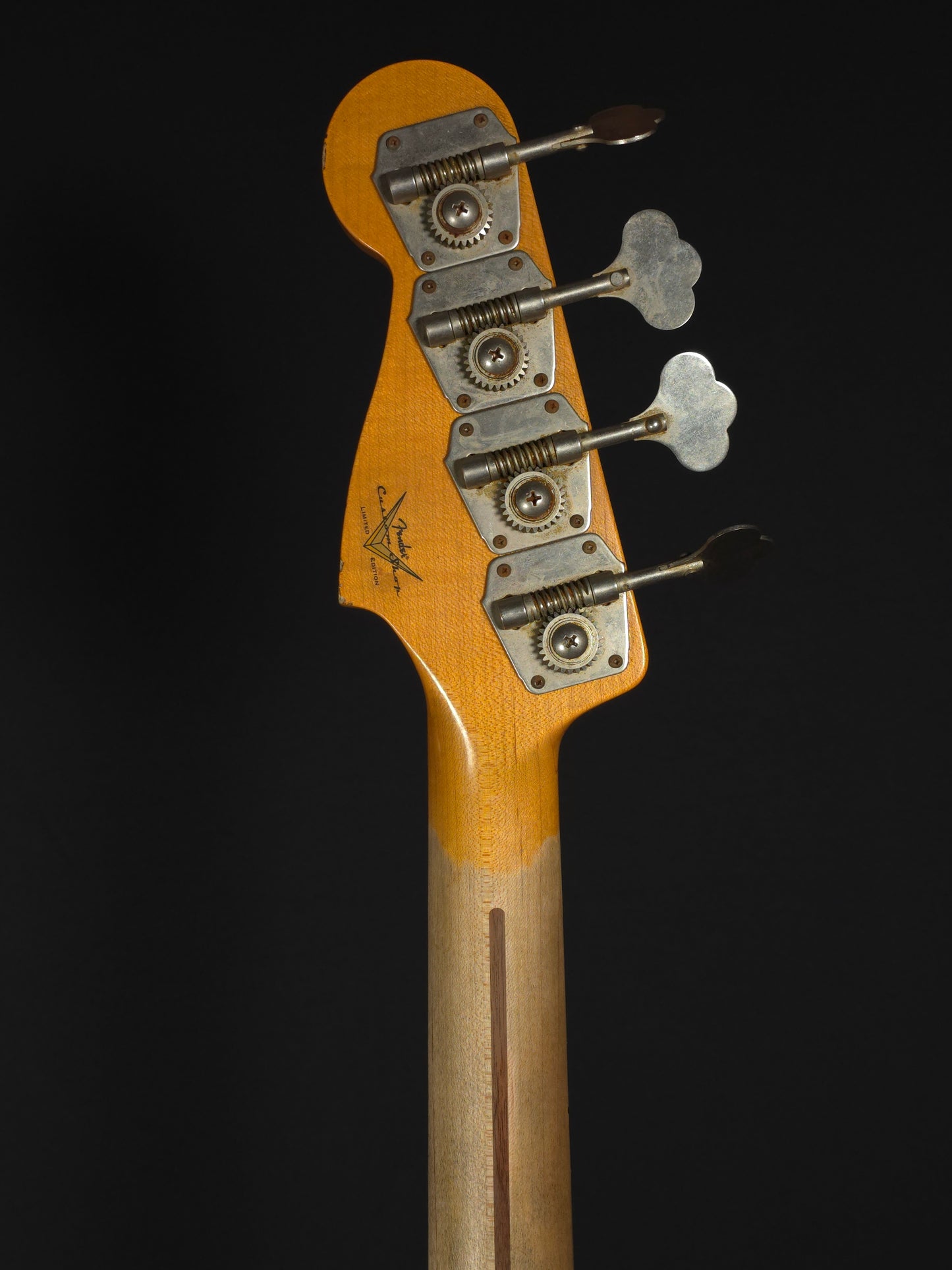 Fender Custom Shop Limited Edition '58 Precision Bass Relic 2020s - Black Over Sunburst