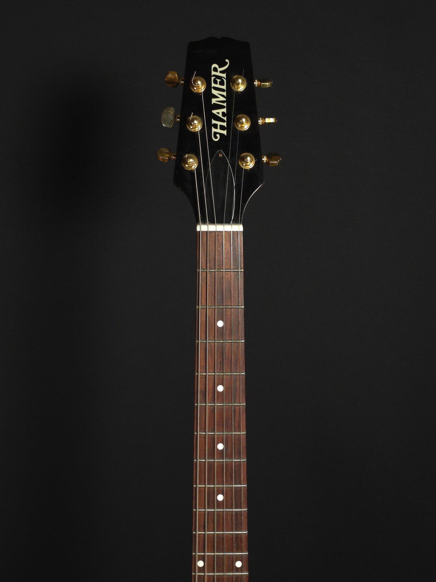 Hamer Double Cutaway Solid Body - Amber, MIK