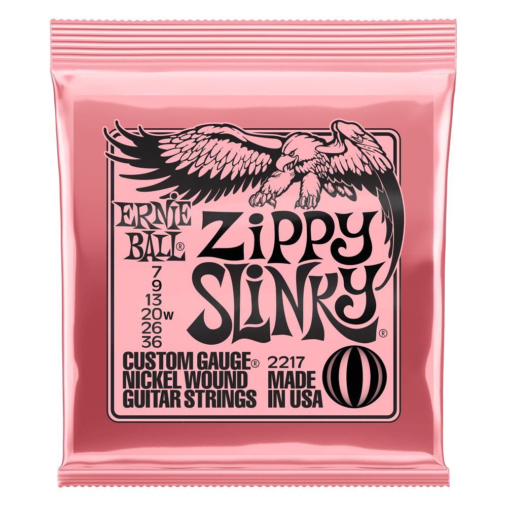 Ernie Ball ZIPPY SLINKY NICKEL WOUND ELECTRIC GUITAR STRINGS - (2217) 7-36