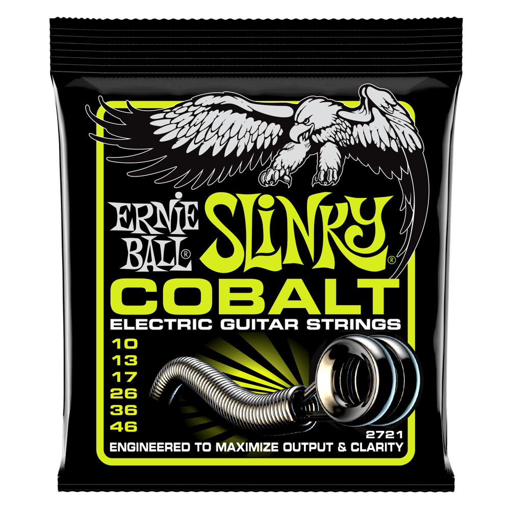 Ernie Ball REGULAR SLINKY COBALT ELECTRIC GUITAR STRINGS - (2721) 10-46