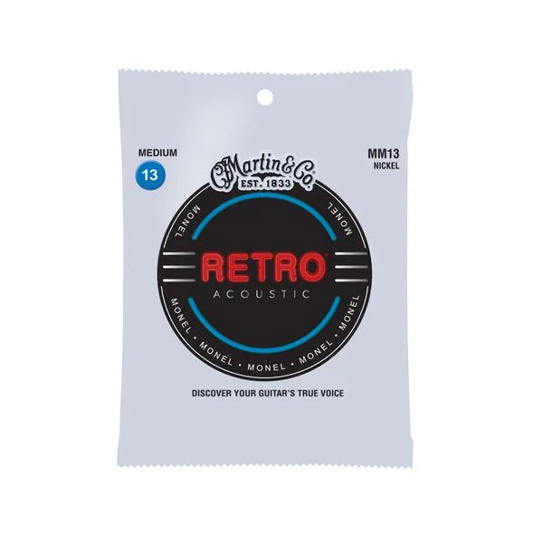 Martin Retro® Acoustic Guitar Strings - (MM13) Medium 13-56