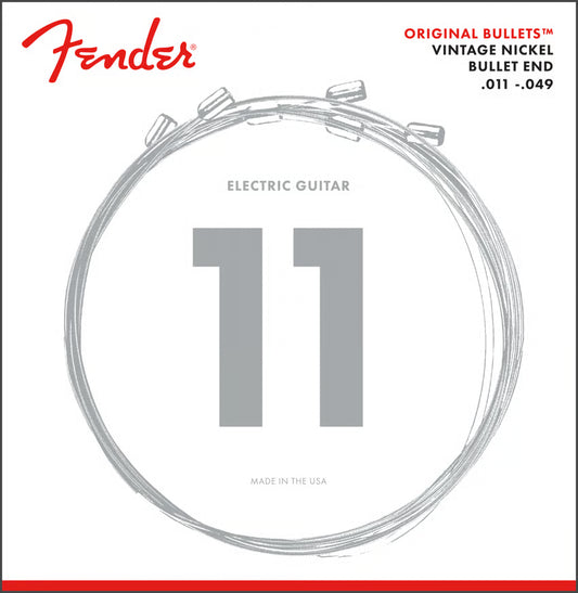 Fender Fender Original Bullets™ Pure Nickel Electric Guitar Strings - (3150M) .011-.049