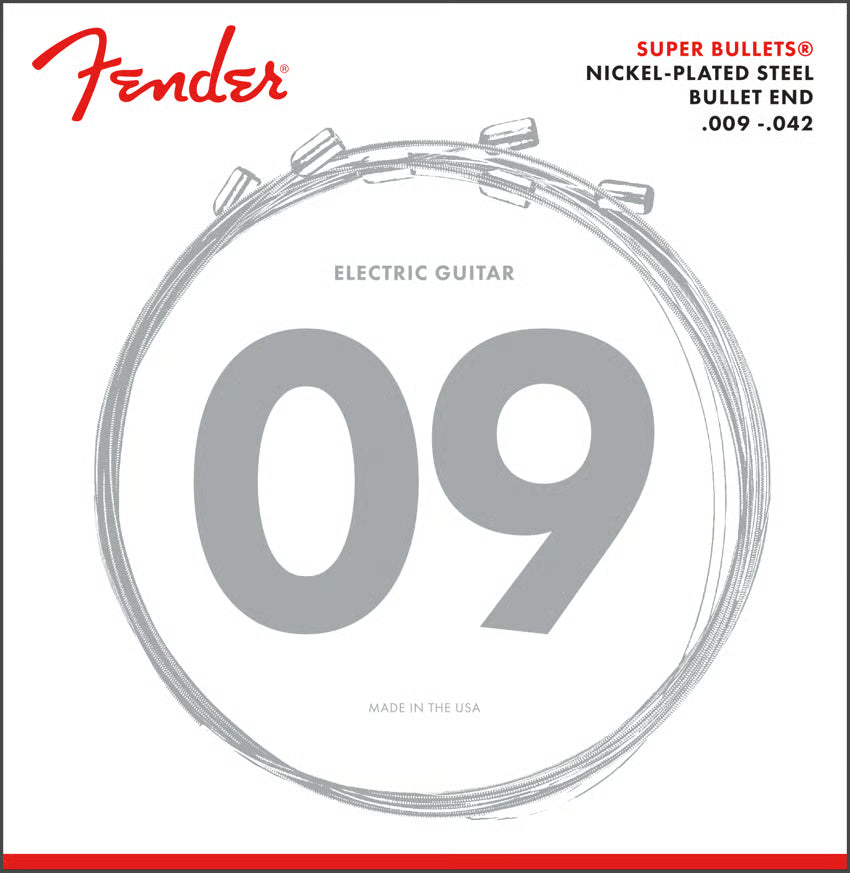 Fender Super Bullet® Nickel Plated Electric Guitar Strings - (3250R) .010-.046