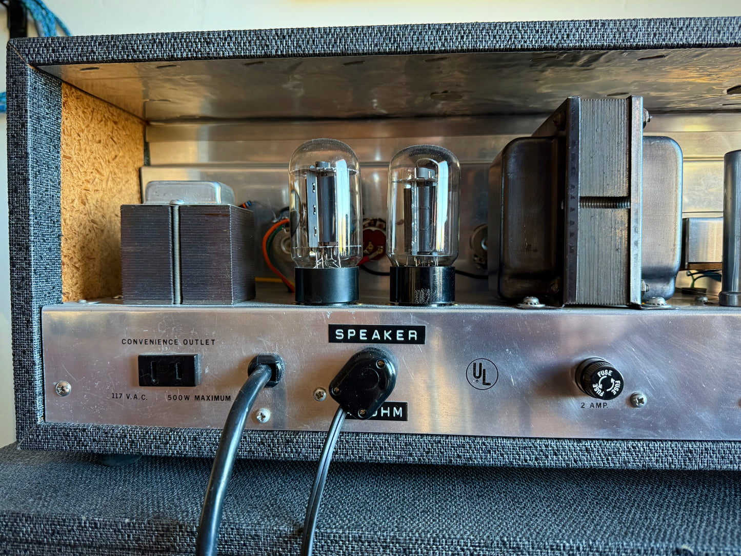 1965 Silvertone Model 1484 Twin Twelve 60-Watt 2x12 Piggyback - Collector Grade