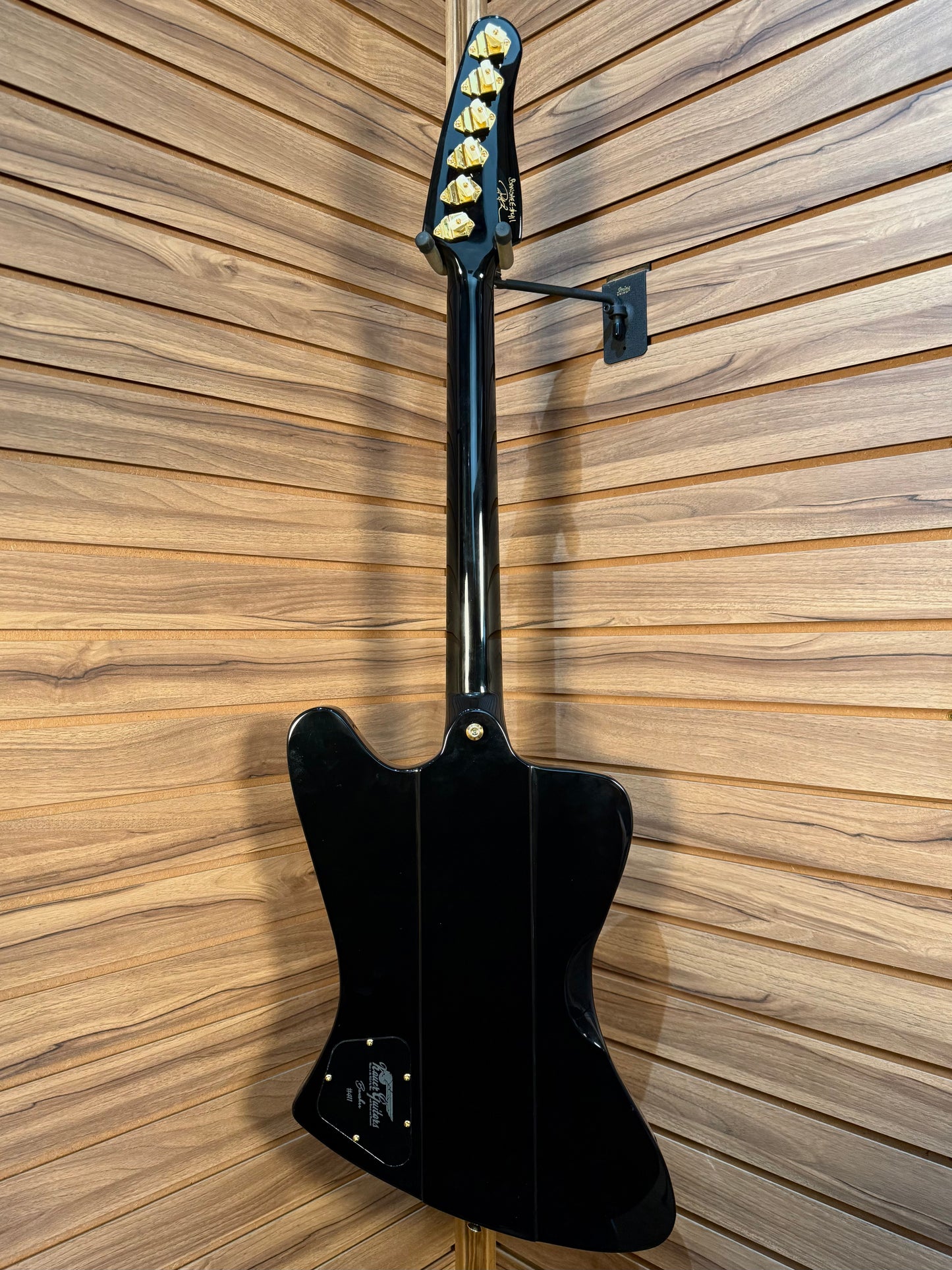 Kauer Guitars Banshee Standard w/3 Slider Switches - Black / Gold Sparkle