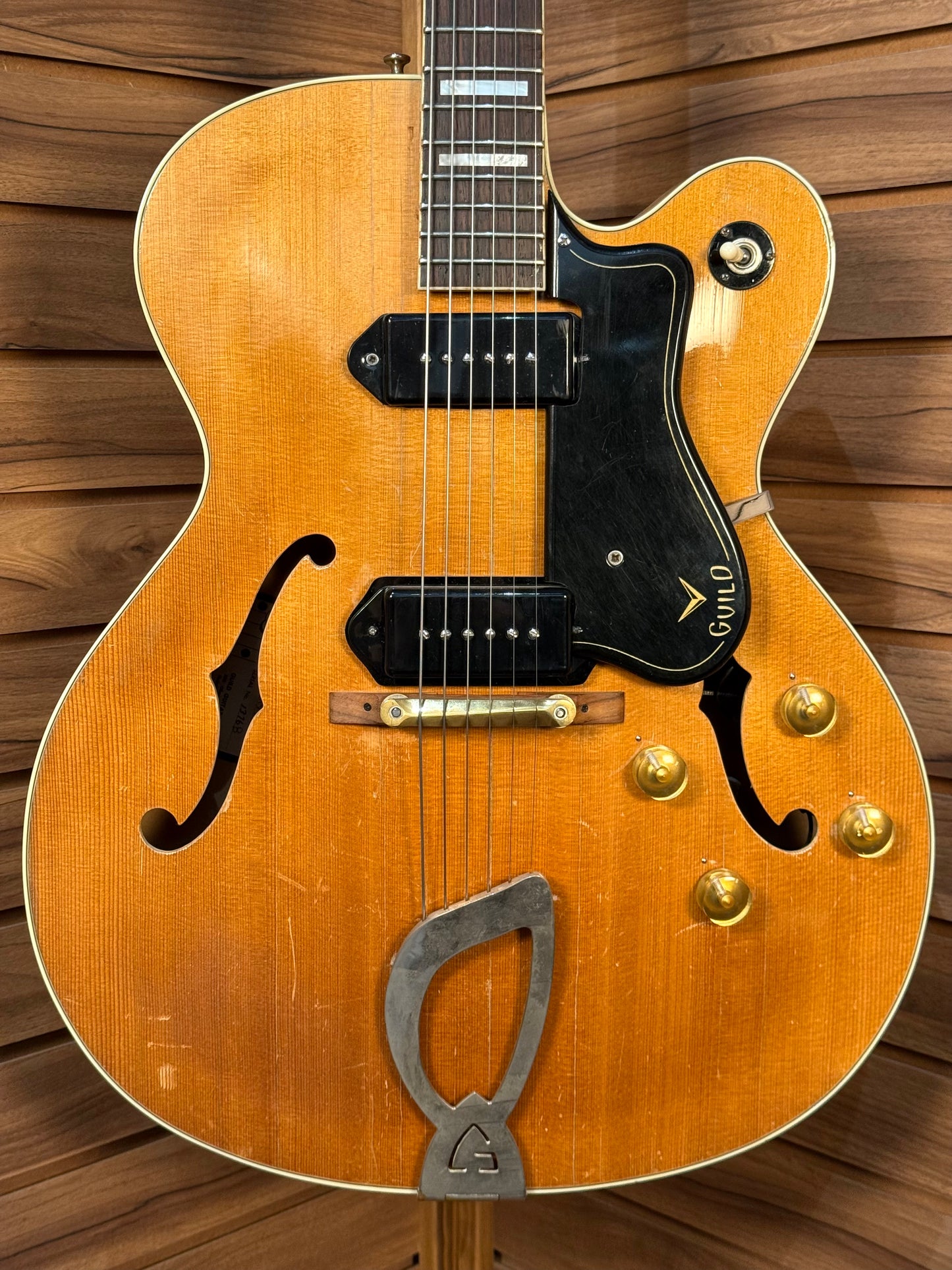 1960 Guild X-175B Hollow Body - Natural