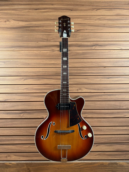 Harmony H1310 Archtop Guitar Vintage - Tobacco Sunburst