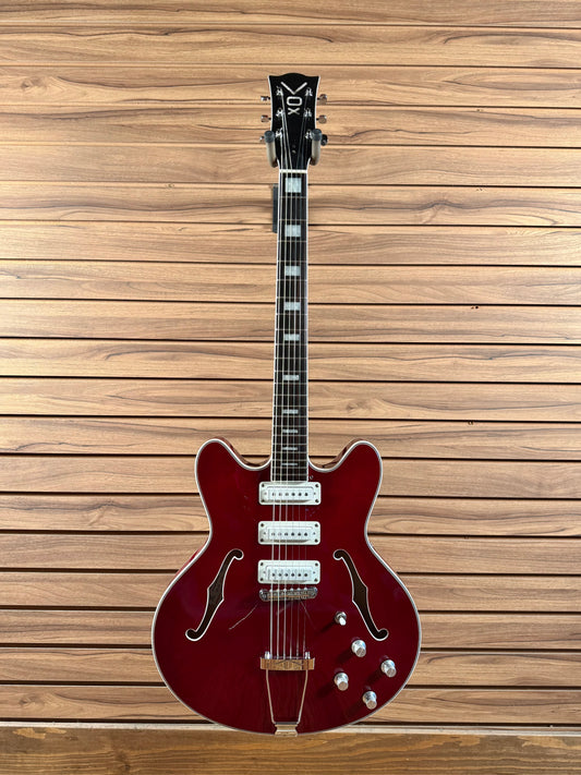 Vox Bobcat S66 Semi-Hollow - Cherry Red
