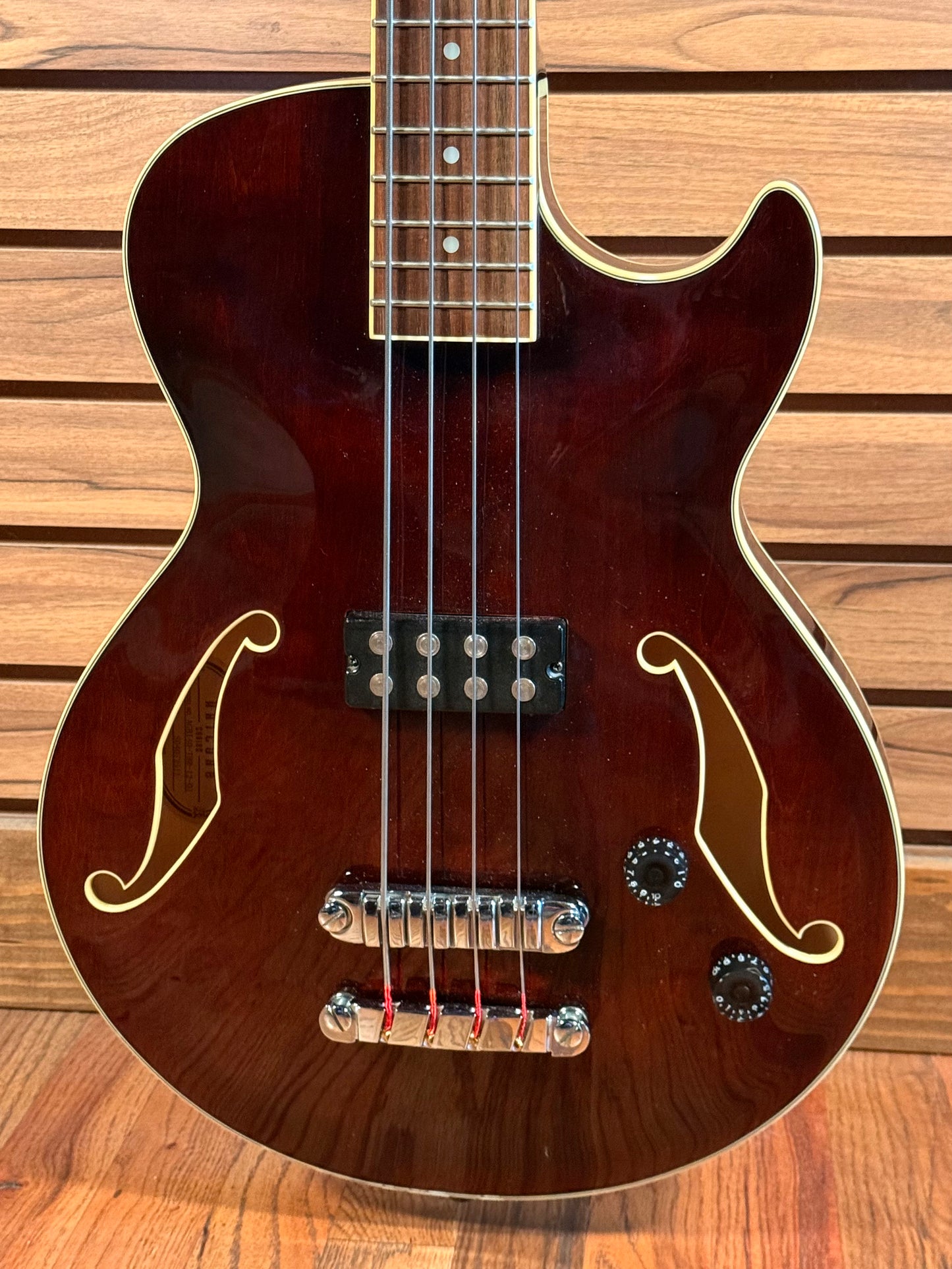 Ibanez AGB140 Standard Artcore Bass - Transparent Brown (USED)