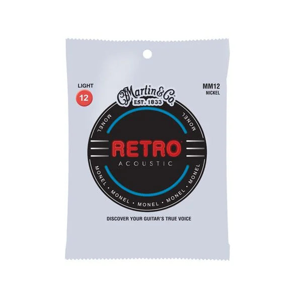 Martin Retro® Acoustic Guitar Strings - (MM12) Light 12-54