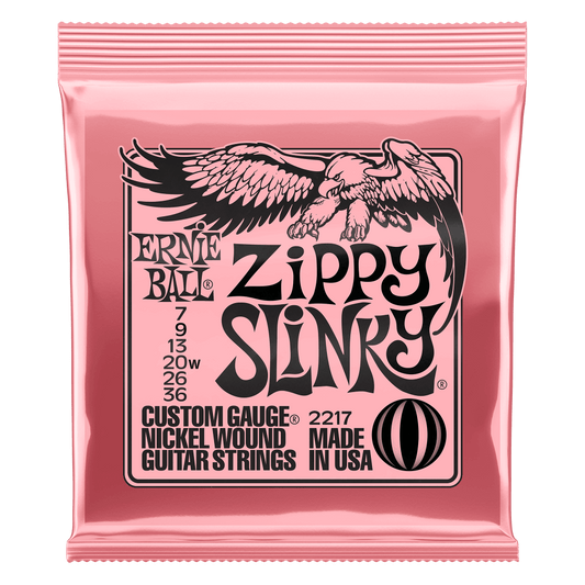 Ernie Ball ZIPPY SLINKY NICKEL WOUND ELECTRIC GUITAR STRINGS - (2217) 7-36