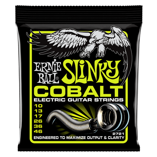Ernie Ball REGULAR SLINKY COBALT ELECTRIC GUITAR STRINGS - (2721) 10-46