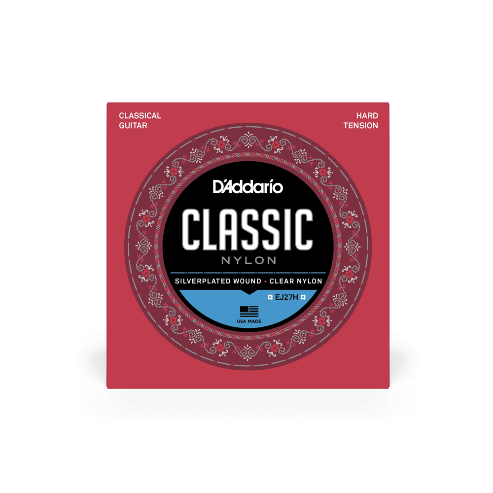 D'Addario EJ27H Nylon Student Classical Strings - Hard Tension
