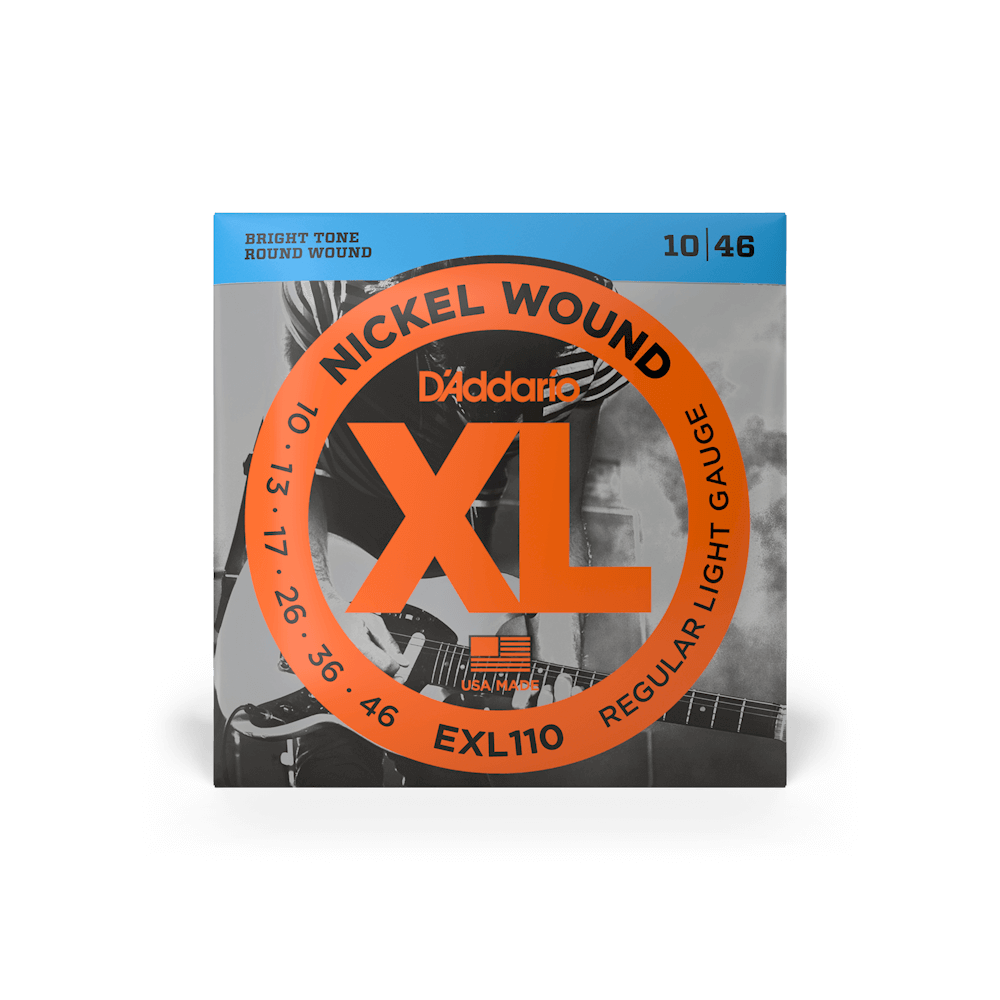 D'Addario EXL110 Nickel Wound Regular Light Electric Guitar Strings - 10-46