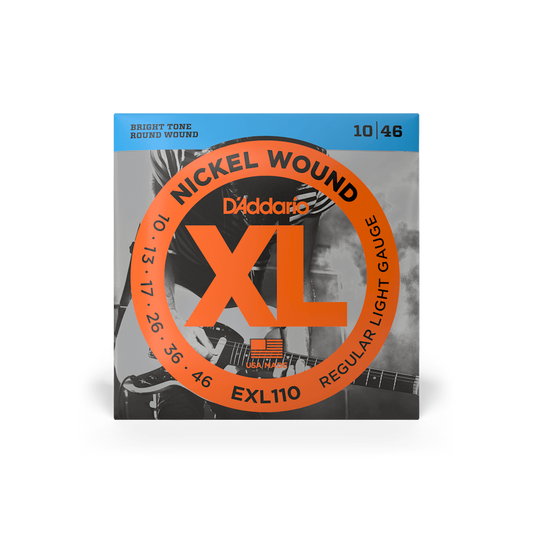 D'Addario EXL110 Nickel Wound Regular Light Electric Guitar Strings - 10-46