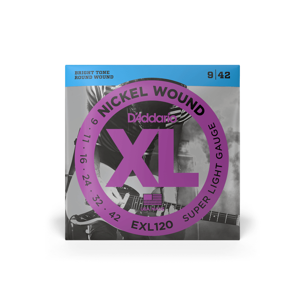 D'Addario EXL120 Super Light Electric Guitar Strings - 09-42