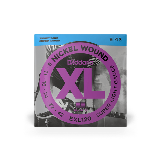 D'Addario EXL120 Super Light Electric Guitar Strings - 09-42
