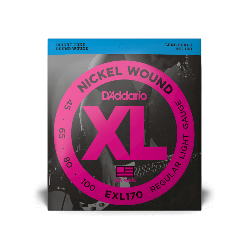 D'Addario EXL170 Light Gauge Long Scale Bass Strings 45-100