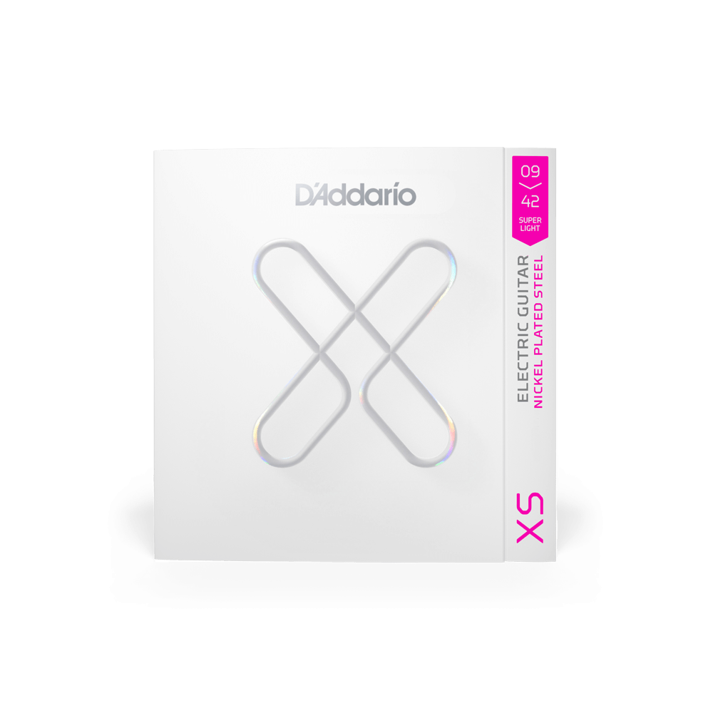 D'Addario XSE0942 Super Light Coated Electric Guitar Strings - 09-42