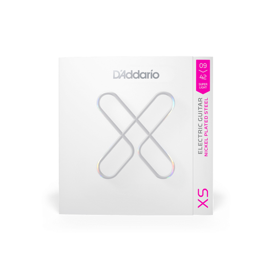 D'Addario XSE0942 Super Light Coated Electric Guitar Strings - 09-42