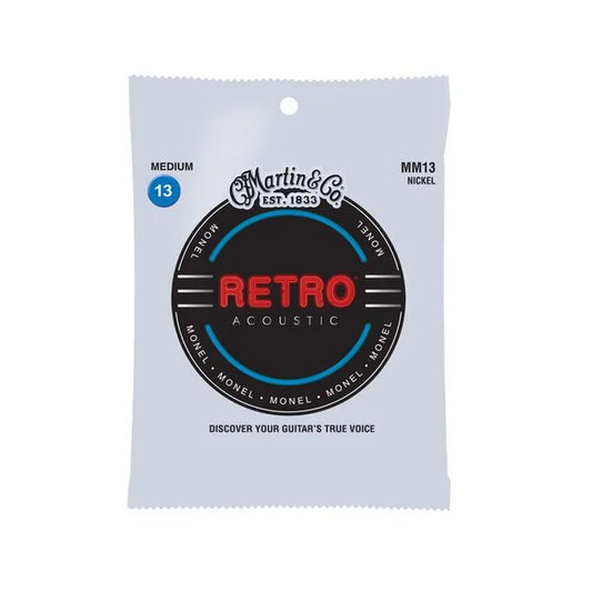 Martin Retro® Acoustic Guitar Strings - (MM13) Medium 13-56
